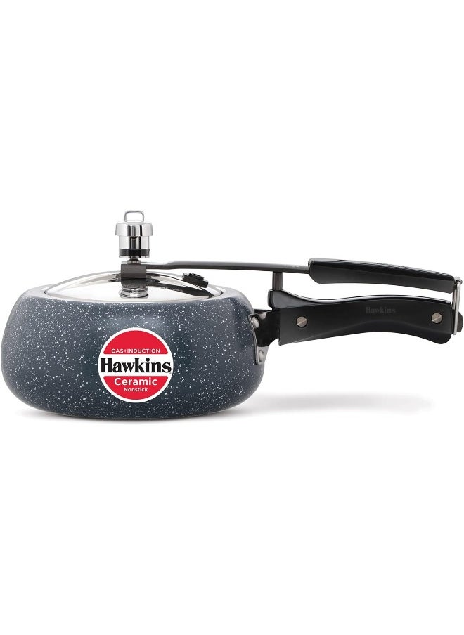 Hawkins Ceramic NS Pressure Cooker 2 Ltr Ind.