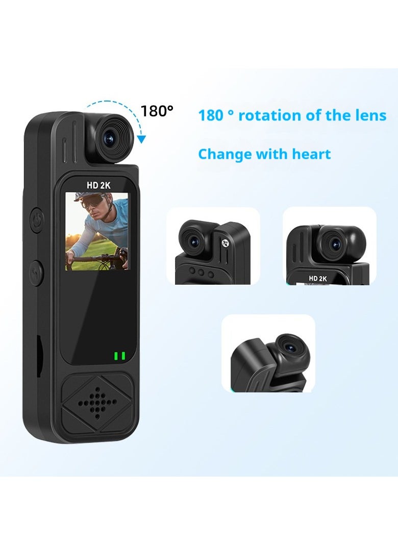 Chest Mounted Bike Camera Action Cam with Video and Audio Recording for Cyclists