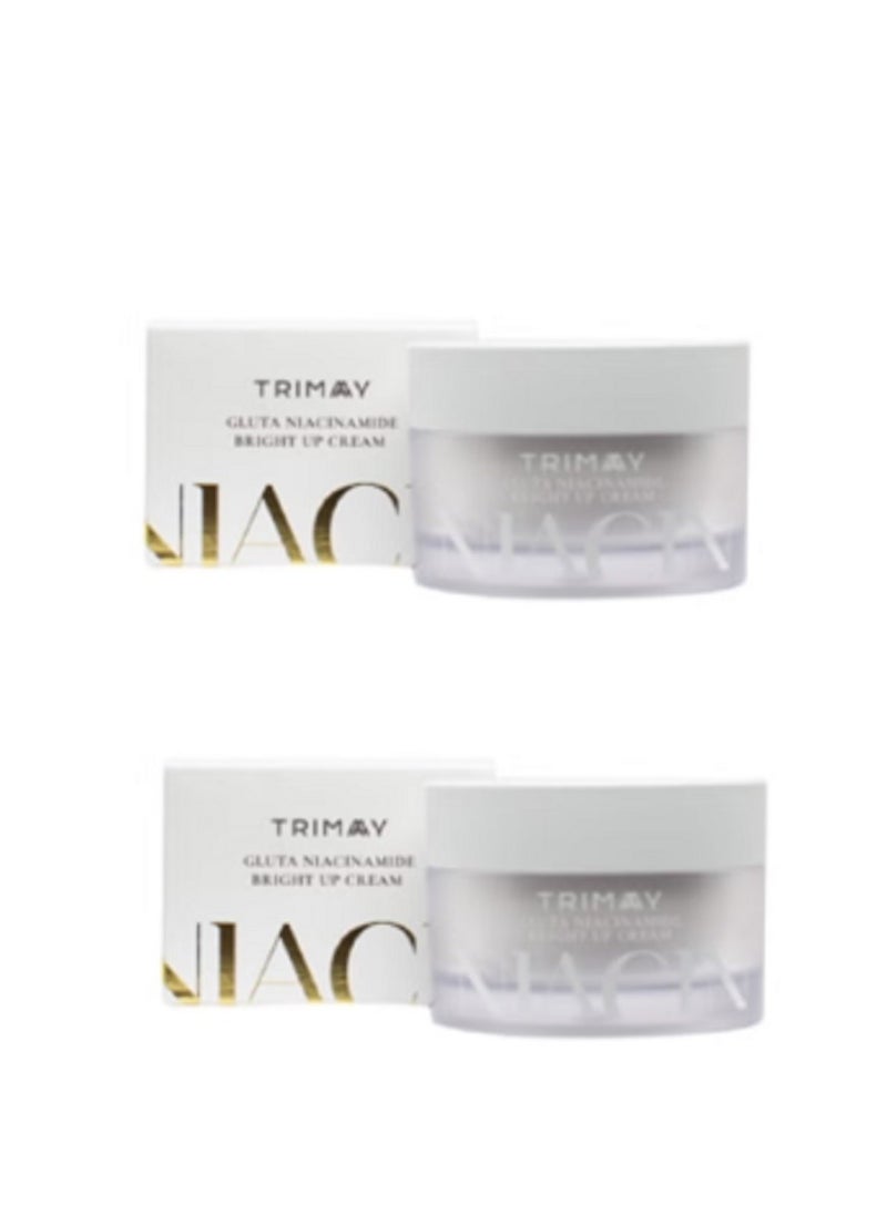 Gluta Niacinamide Bright Up Cream 50ml 2Pcs