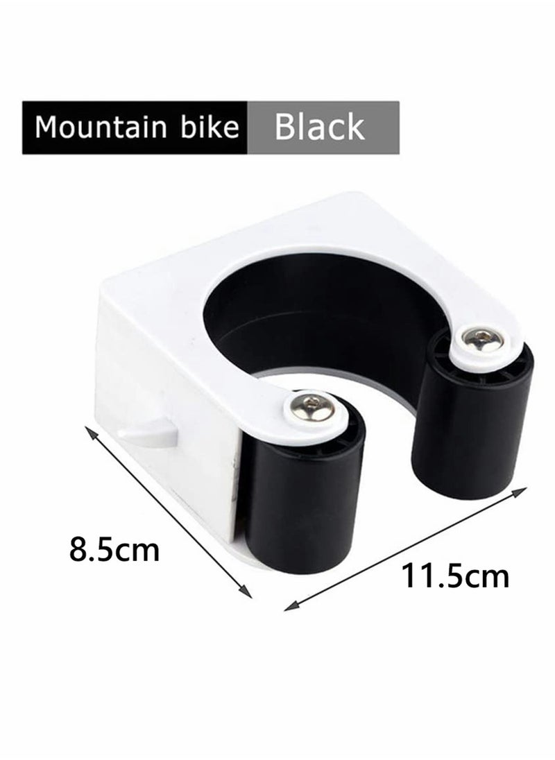 Mountain Bike Parking Buckle, Bicycle Wall Mounted Hanger Hook, Bike Clip, Stop Rack, Portable Indoor Vertical Bicycle Storage Cycling Display Rack, Bike Wall Storage, Black