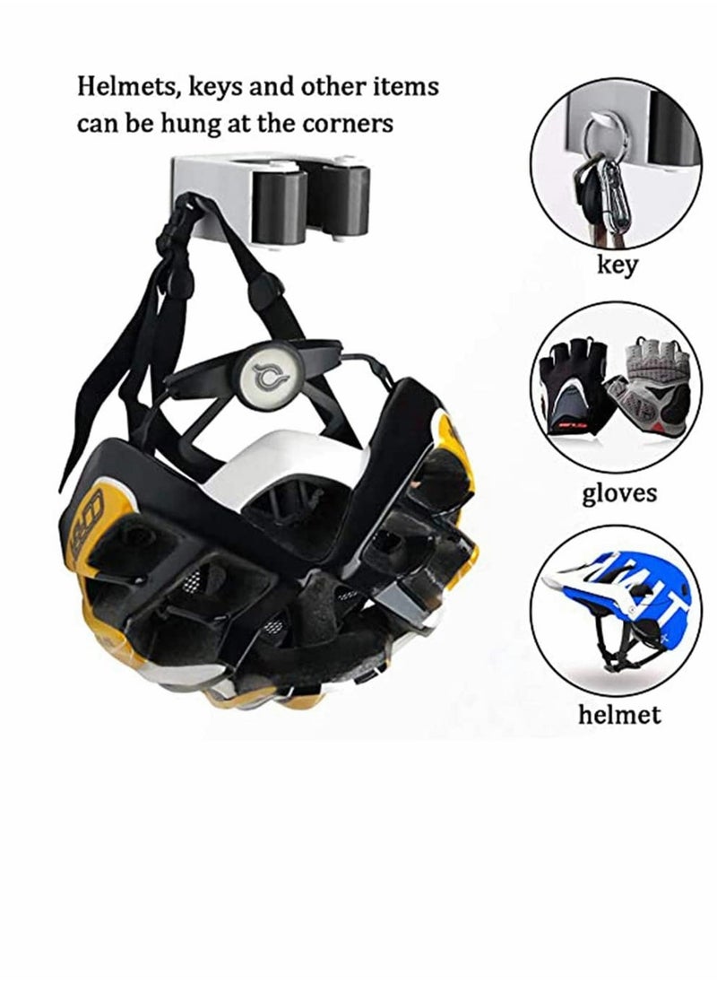Mountain Bike Parking Buckle, Bicycle Wall Mounted Hanger Hook, Bike Clip, Stop Rack, Portable Indoor Vertical Bicycle Storage Cycling Display Rack, Bike Wall Storage, Black