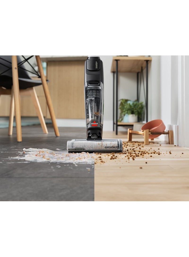 Omniforce Edge 4000E – Cordless Wet & Dry Vacuum Cleaner- Powerful Suction for Dry Cleaning with PowerVac Mode & ZeroGap Technology for Cleaning precision | 660 ml 64.75 W 4000E Grey