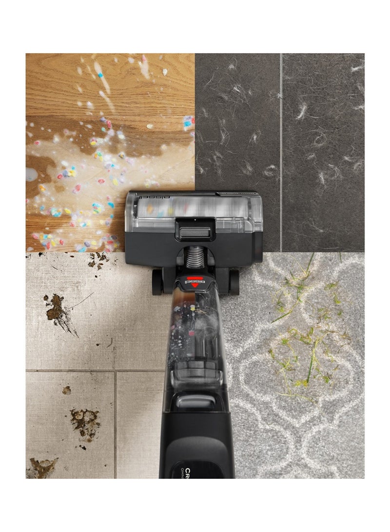 Omniforce Edge 4000E – Cordless Wet & Dry Vacuum Cleaner- Powerful Suction for Dry Cleaning with PowerVac Mode & ZeroGap Technology for Cleaning precision | 660 ml 64.75 W 4000E Grey