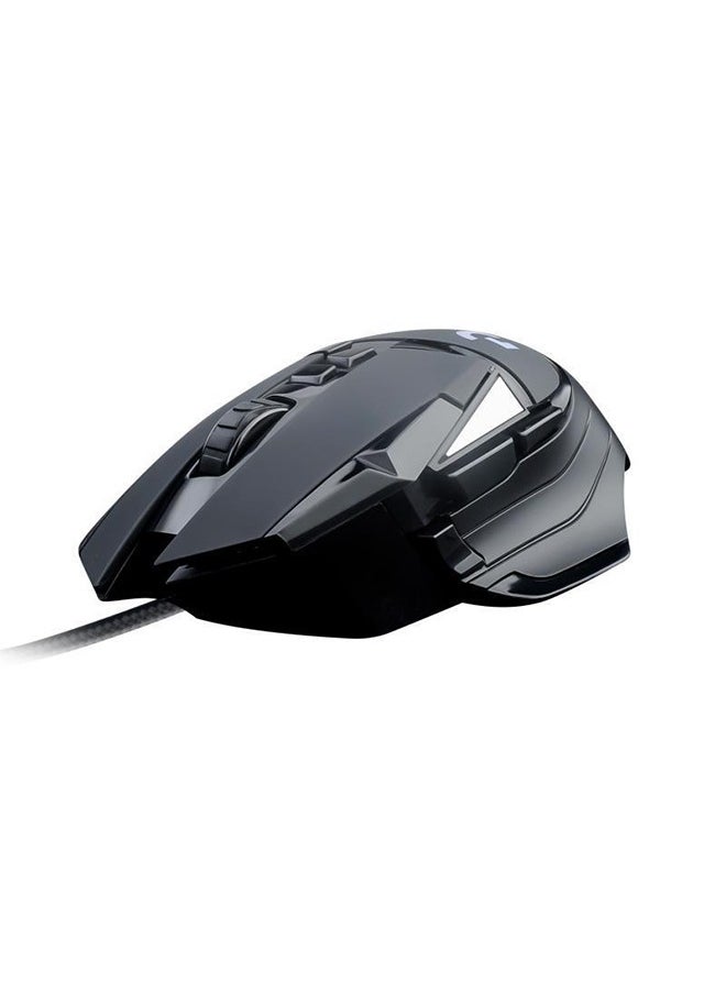 performance wired gaming mouse with  colors RGB  PC/Mac black