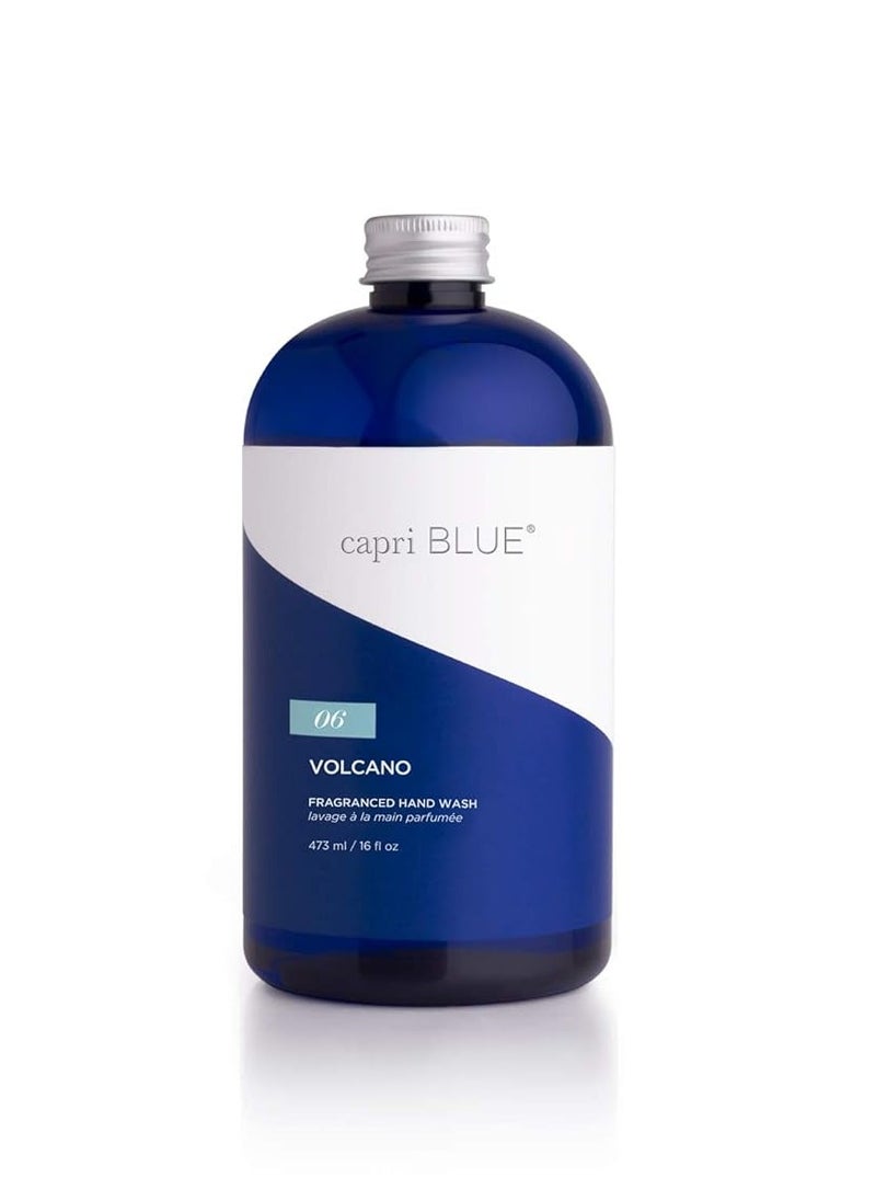 Capri Blue Hand Wash Refill - Moisturizing Liquid Hand Soap Refill - Moisturizing Soap Scented with Notes of Tropical Fruits - No Added Gluten, Parabens, or Sulfates (Volcano, 16 fl oz)