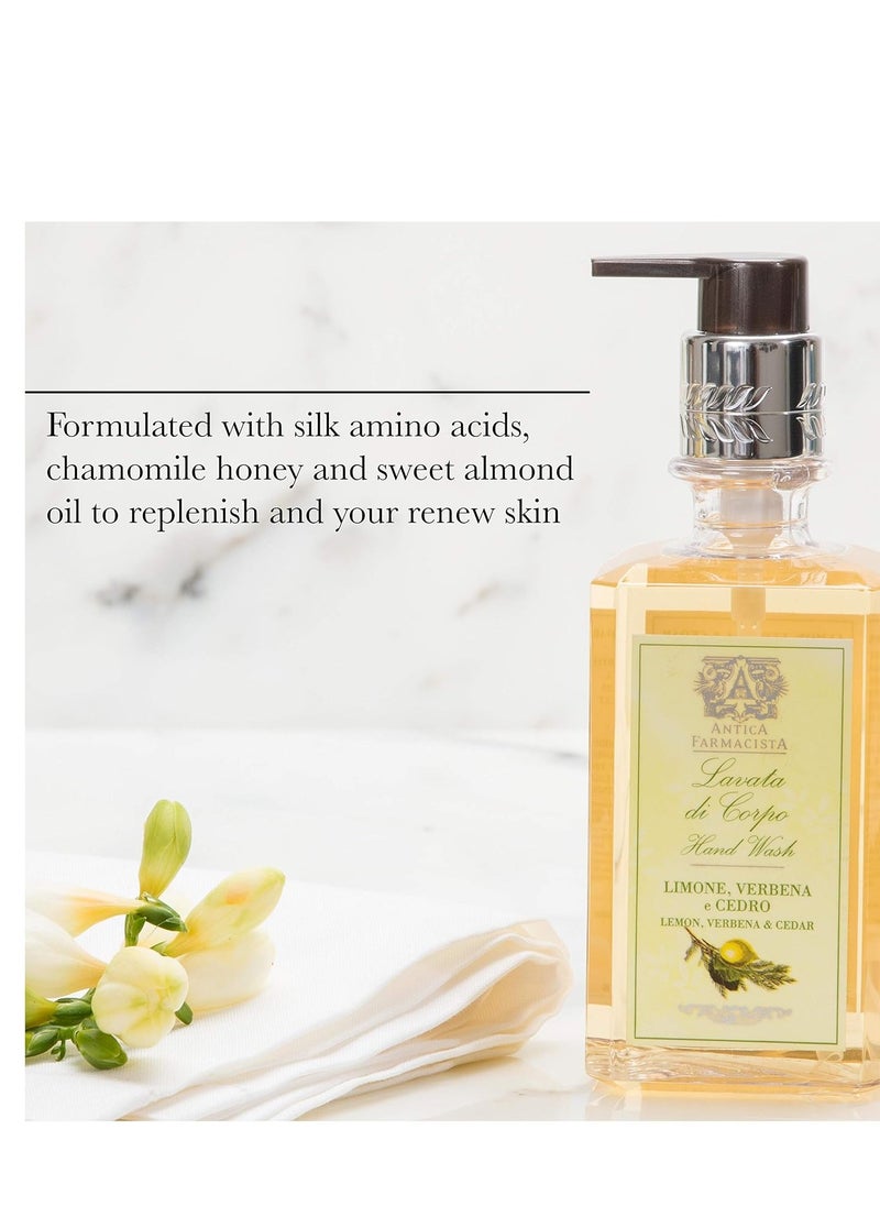 Antica Farmacista Lemon, Verbena & Cedar Hand Wash, 10 Fl Oz