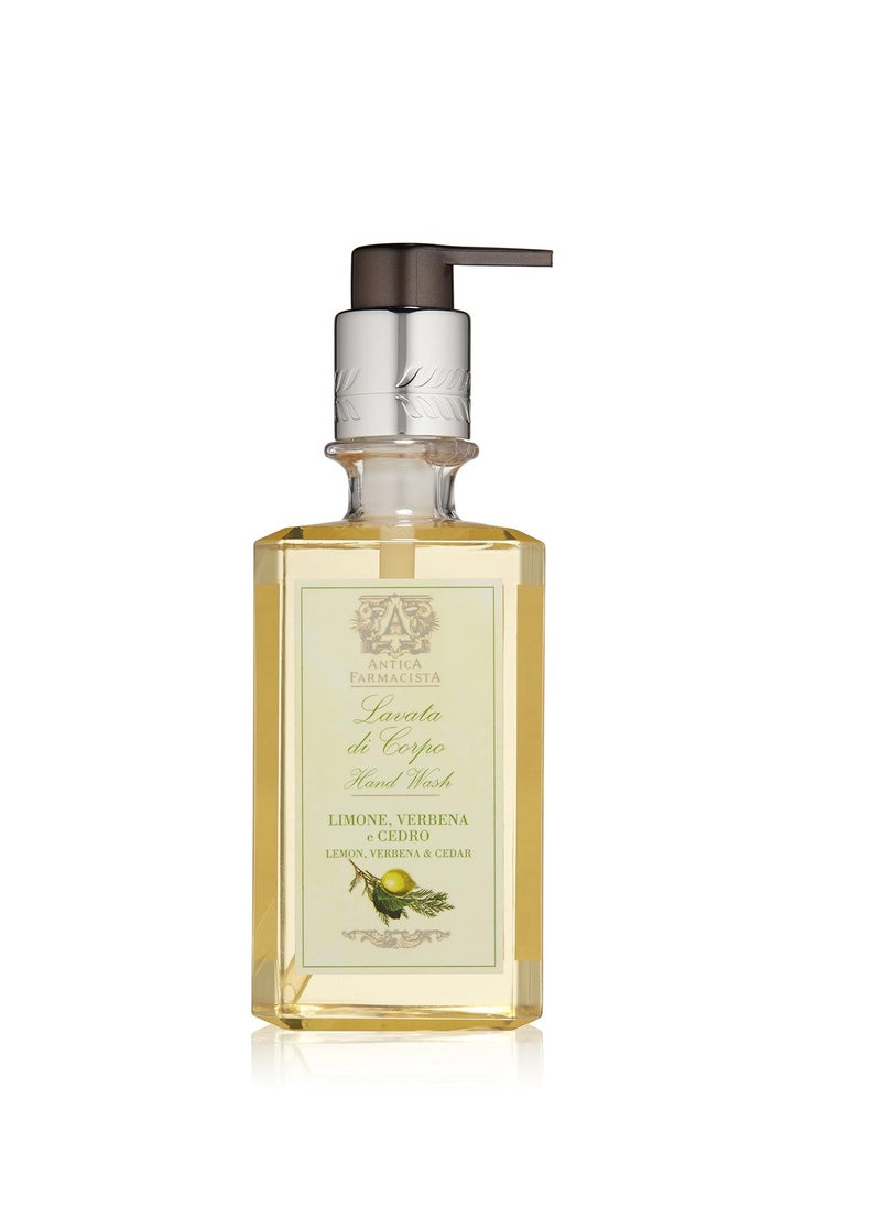 Antica Farmacista Lemon, Verbena & Cedar Hand Wash, 10 Fl Oz