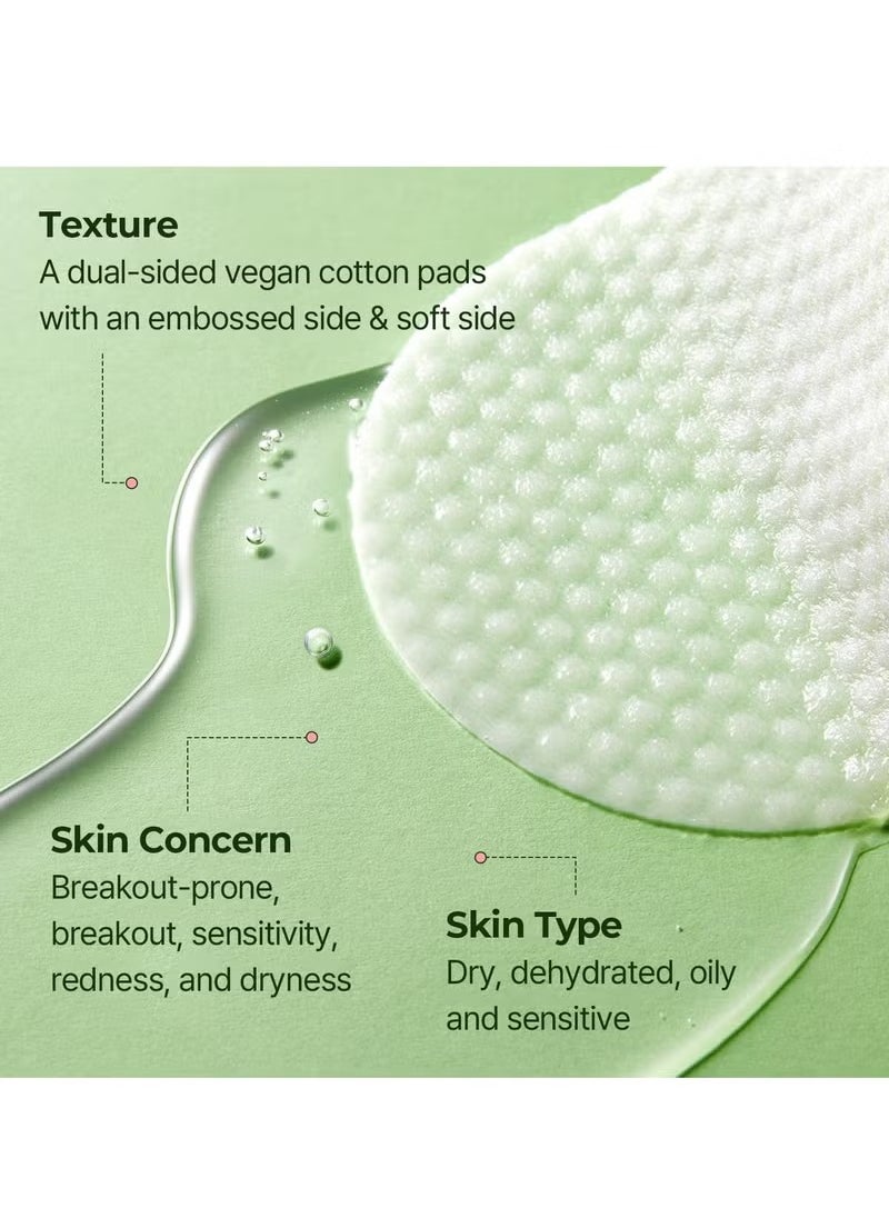 Balanceful Cica Toner Pads (60 Count), Daily Exfoliating Pads With Pha And Lha That Soothe And Tone - Vegan Pads Soaked With Centella Asiatica Essence For Oily, Combo, And Sensitive Skin