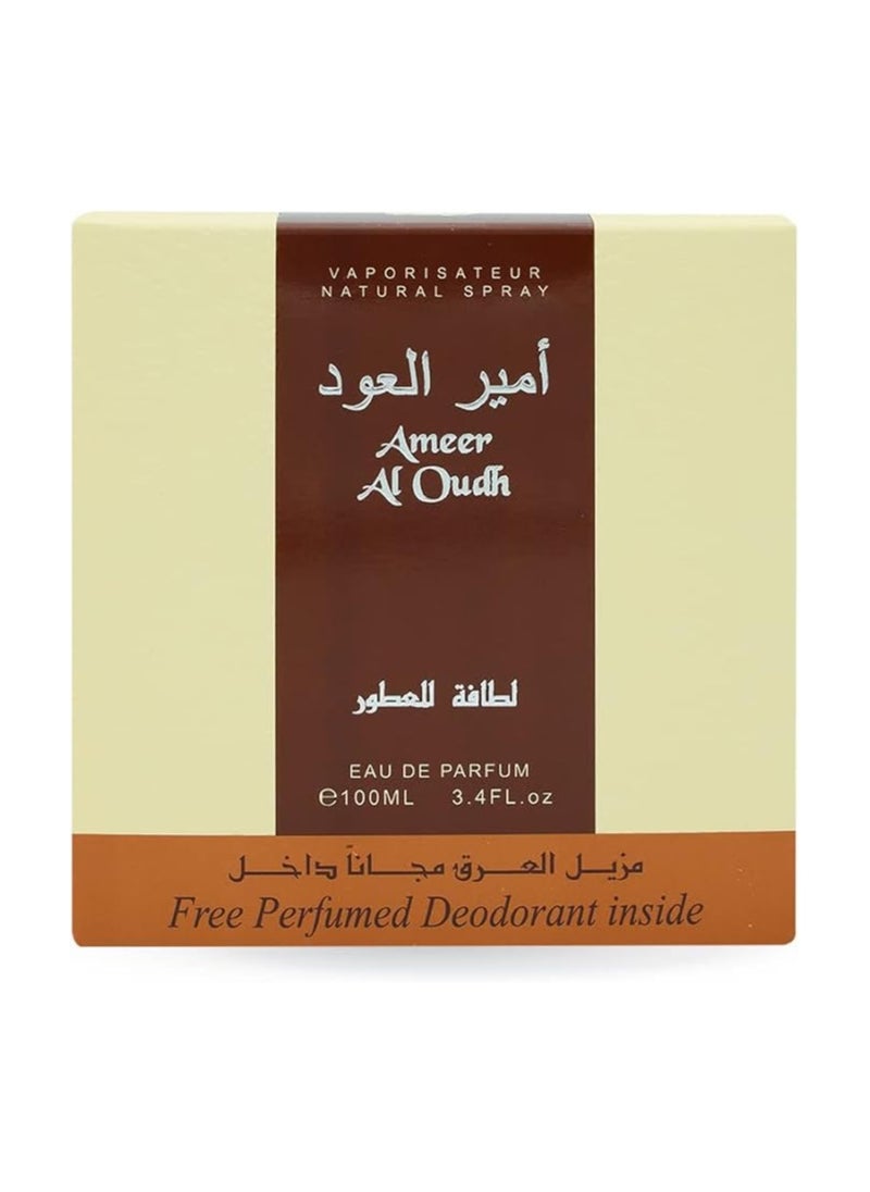 Lattafa Ameer Al Oudh - perfume for men & - perfumes for women - Eau de Parfum, 100 ml