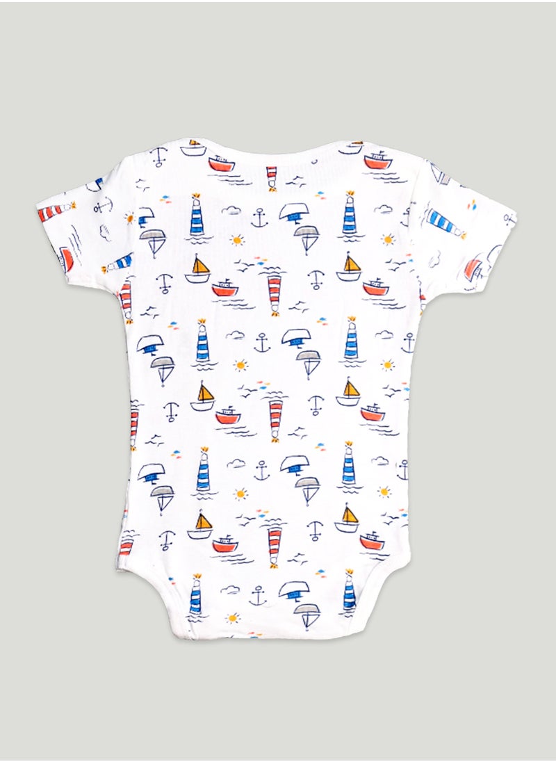 100% Organic Bamboo  Based Onesies | Sleepsuits| Night Suits|Jumpsuit | Wondersuit for Baby Boys & Baby Girls, New-Born, infants,Toddlers_ Including Vibrant Pattren & Colors Create festive look