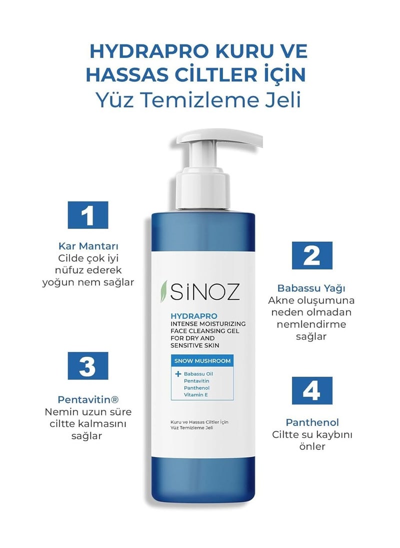 Hydrapro Intense Moisturizing Face Cleansing Gel for Dry and Sensitive Skin