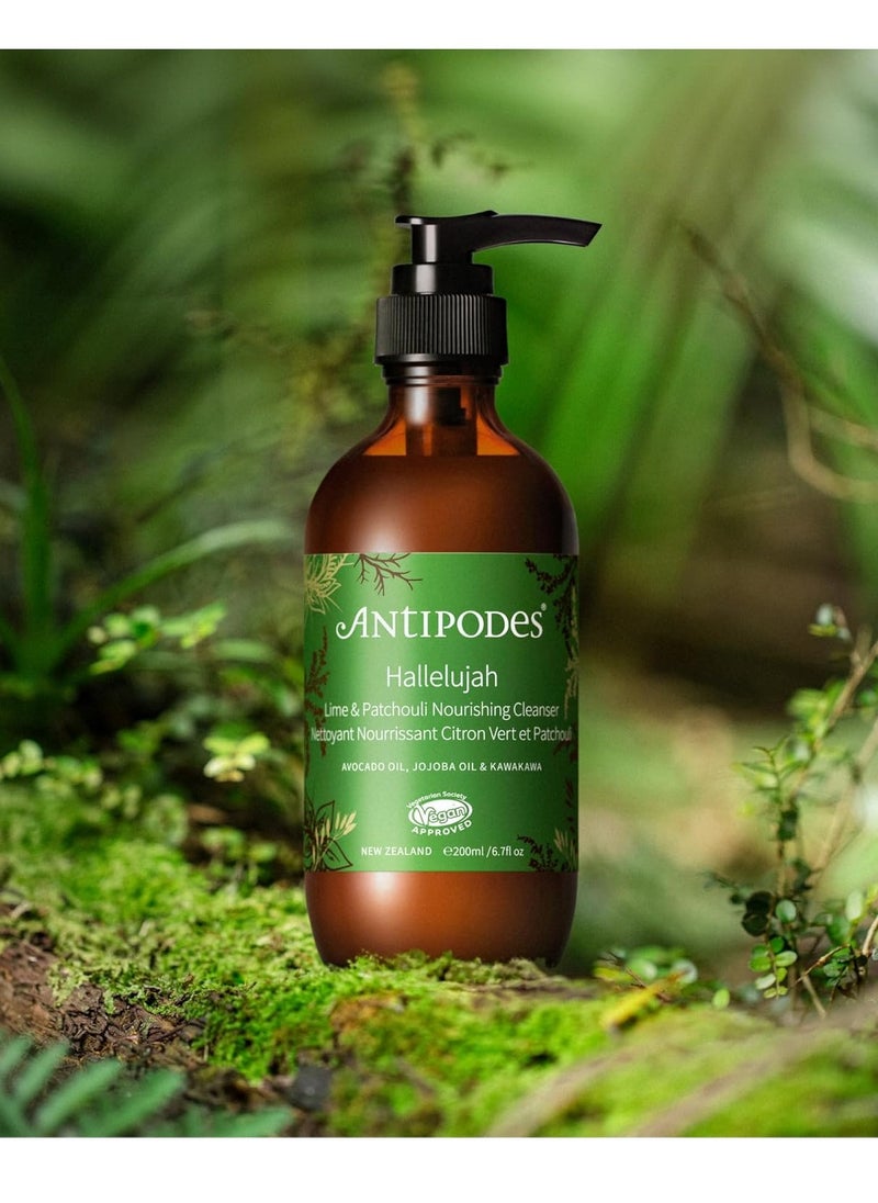ANTIPODES Hallelujah Lime & Patchouli Cleanser, 200 ML