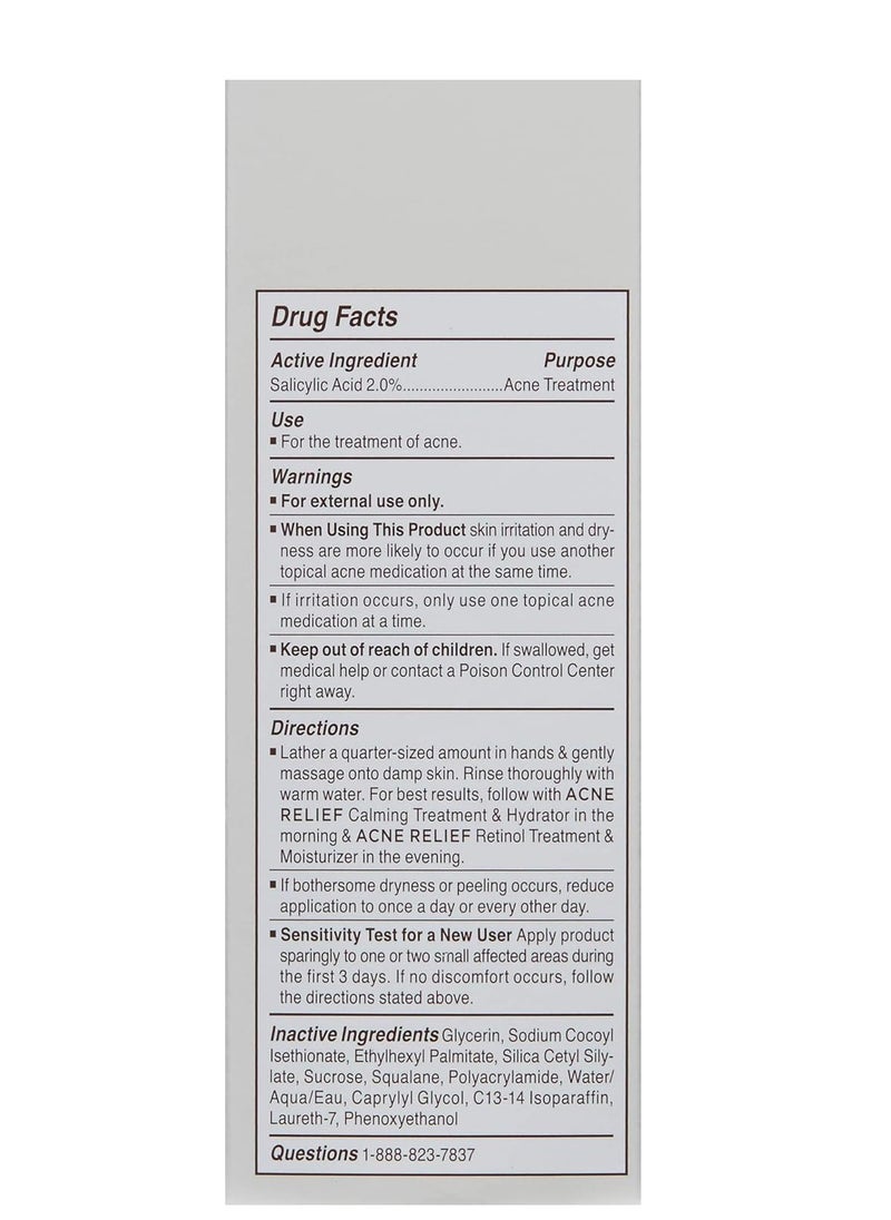 Perricone MD Acne Relief Gentle & Soothing Cleanser 6 oz