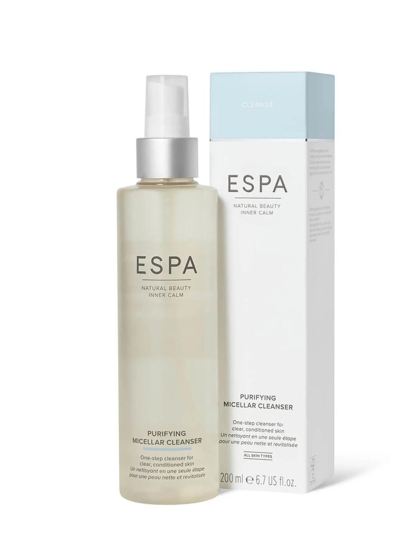 ESPA | Purifying Micellar Cleanser | 200ml | Gentle, Non-rinse Cleanser