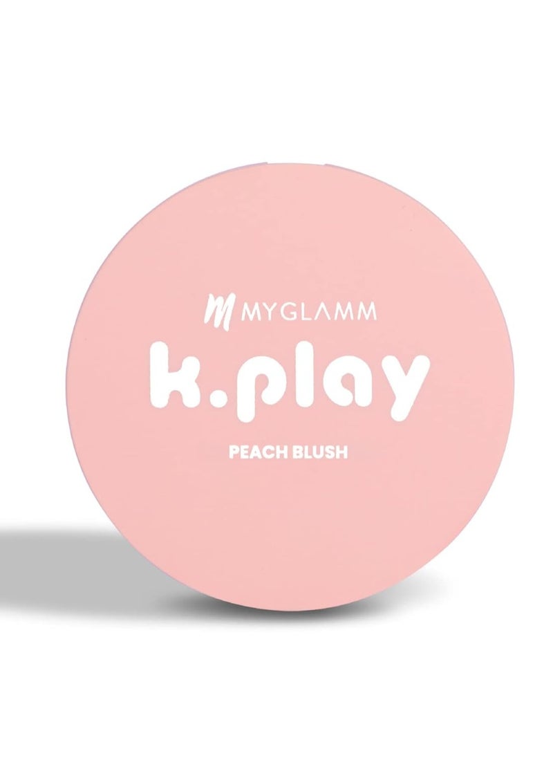 MyGlamm K.Play Flavoured Blush-Sweet Peach (Orange)-9 g | With Vitamin C | Matte Finish | Blush Powder