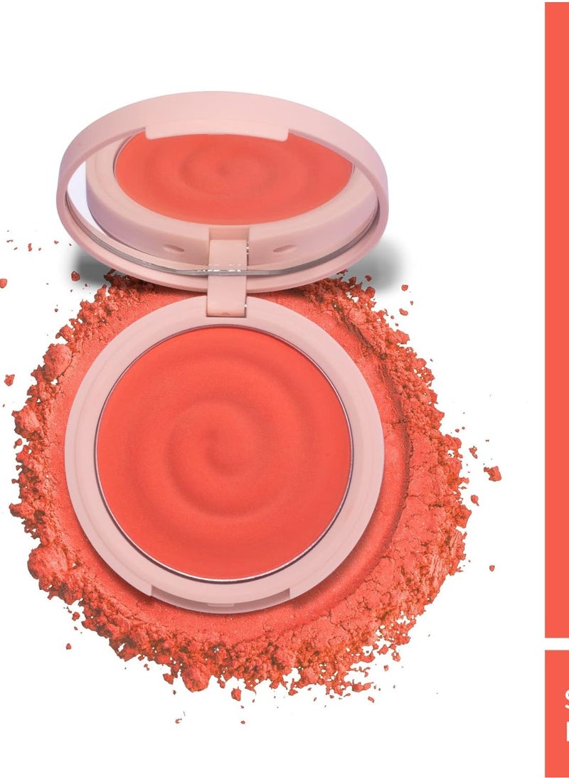 MyGlamm K.Play Flavoured Blush-Sweet Peach (Orange)-9 g | With Vitamin C | Matte Finish | Blush Powder