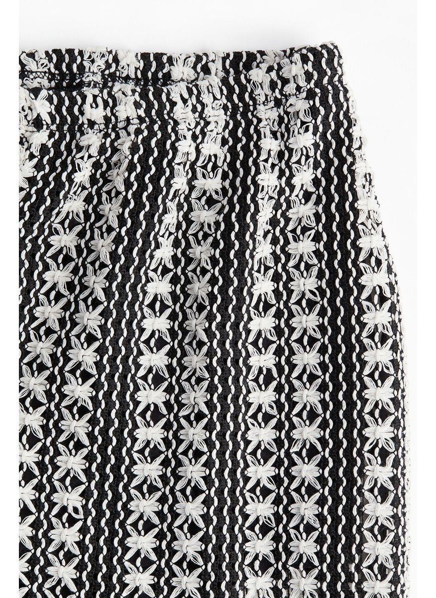 Hole-Patterned Trousers