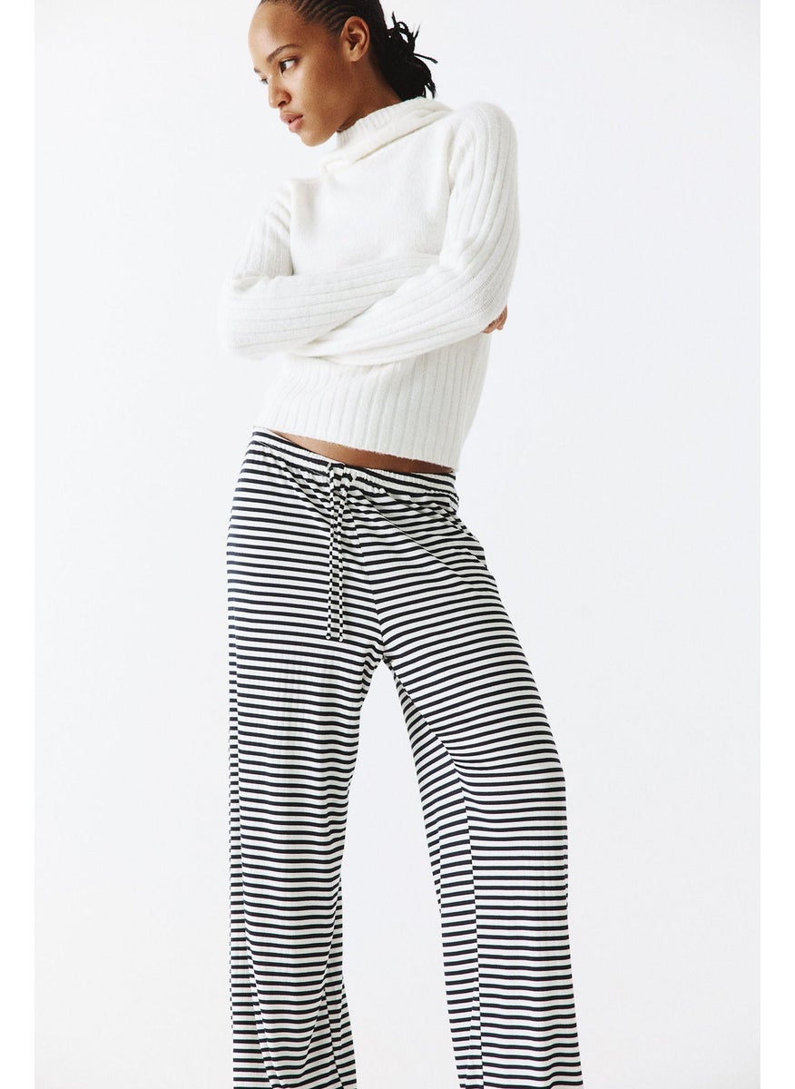 Wide Drawstring Trousers