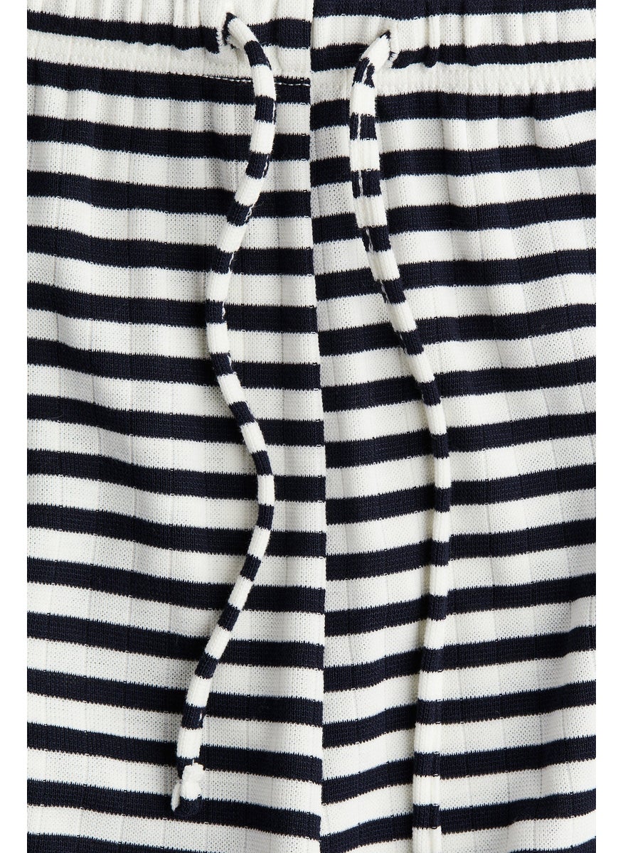 Wide Drawstring Trousers