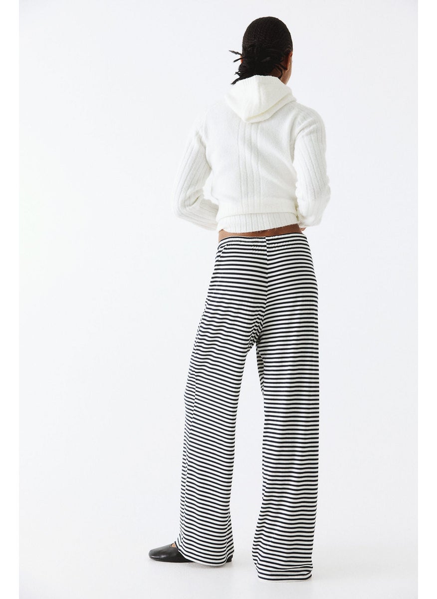 Wide Drawstring Trousers
