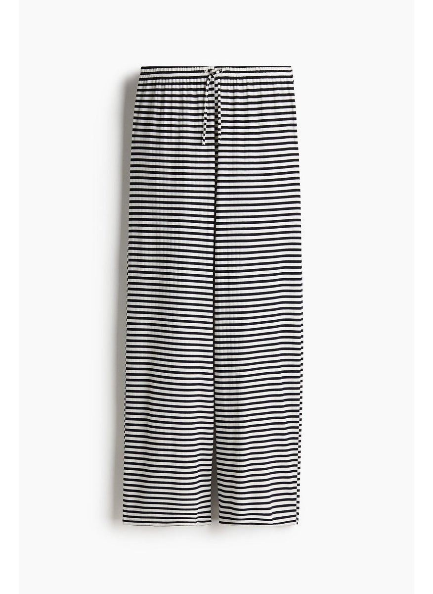 Wide Drawstring Trousers