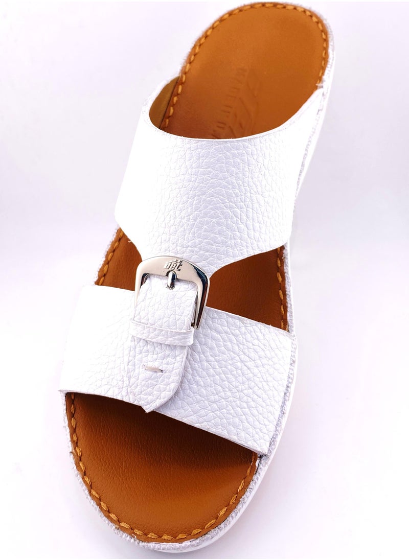 Hand made Arabic Sandal  Full Leather Slipper  Premium Quality  Tan Insole Casual Comfort
