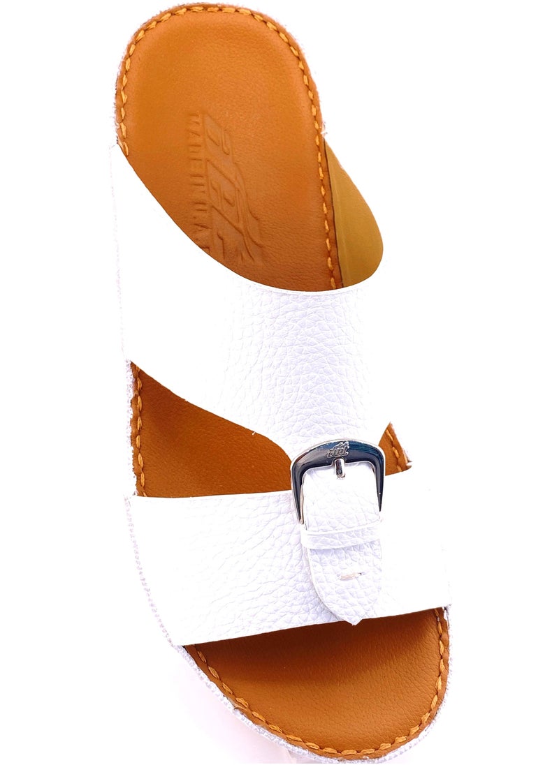 Hand made Arabic Sandal  Full Leather Slipper  Premium Quality  Tan Insole Casual Comfort