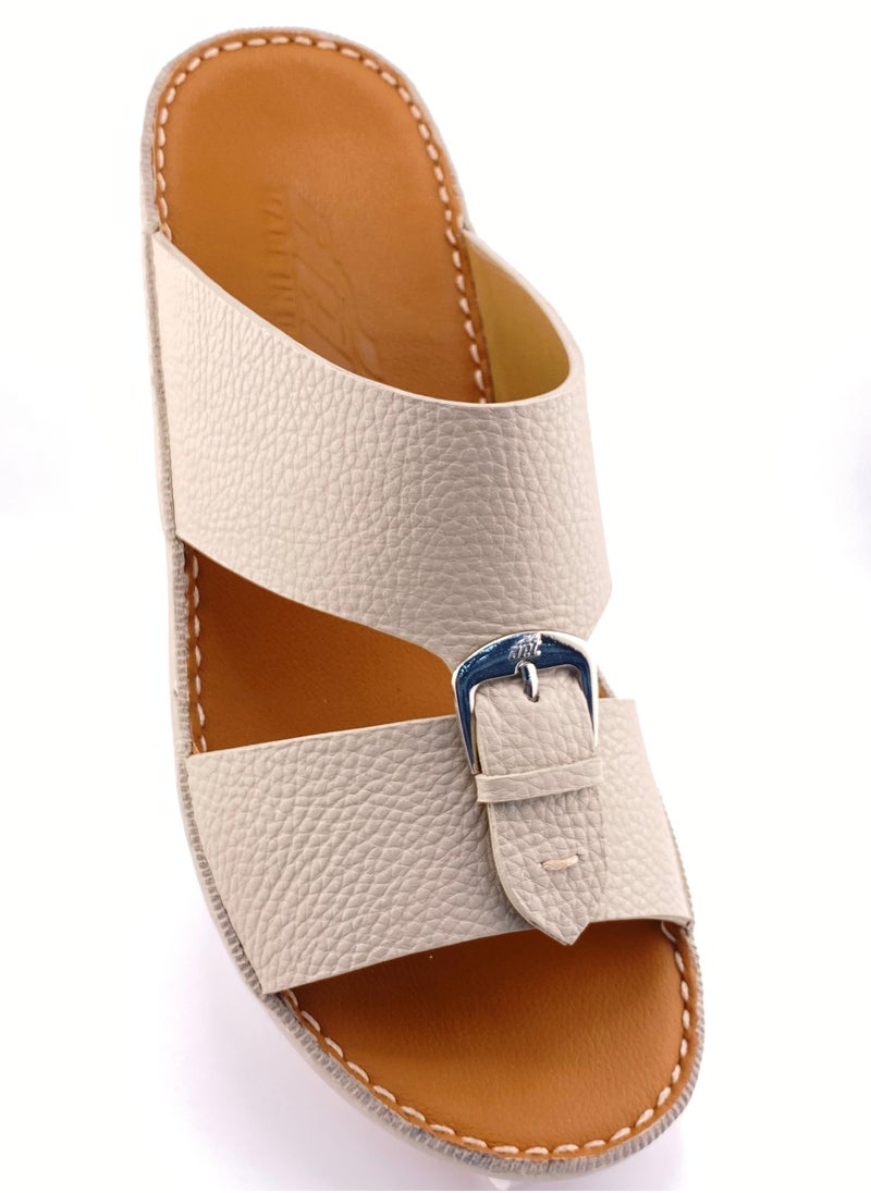 Hand made Arabic Sandal  Full Leather Slipper  Premium Quality  Tan Insole Casual Comfort