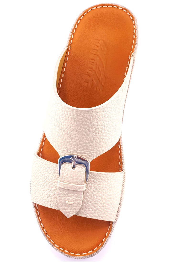 Hand made Arabic Sandal  Full Leather Slipper  Premium Quality  Tan Insole Casual Comfort