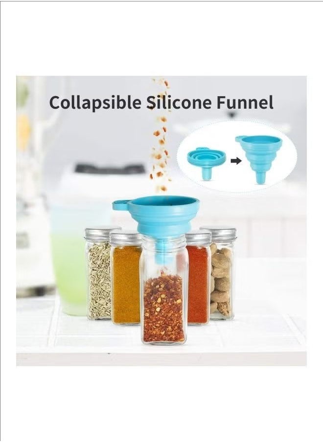 Kitchen Seasoning Bottles, Transparent Glass Sealed Cans, Seasoning Bottles, Sub-Bottling, Convenient Storage Of Spice Bottles