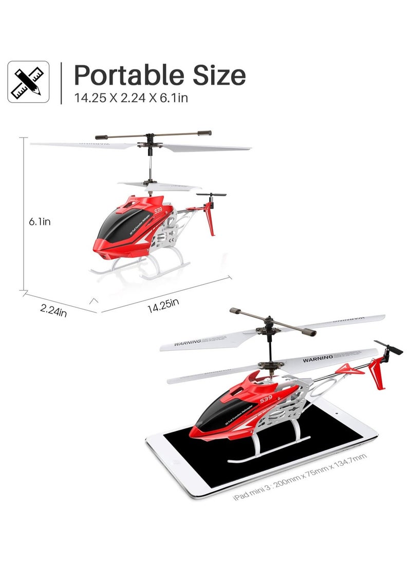 PlayandDream RC Helicopter, S39 Aircraft with 3.5 Channel,Bigger Size, Sturdy Alloy Material, Gyro Stabilizer and High &Low Speed