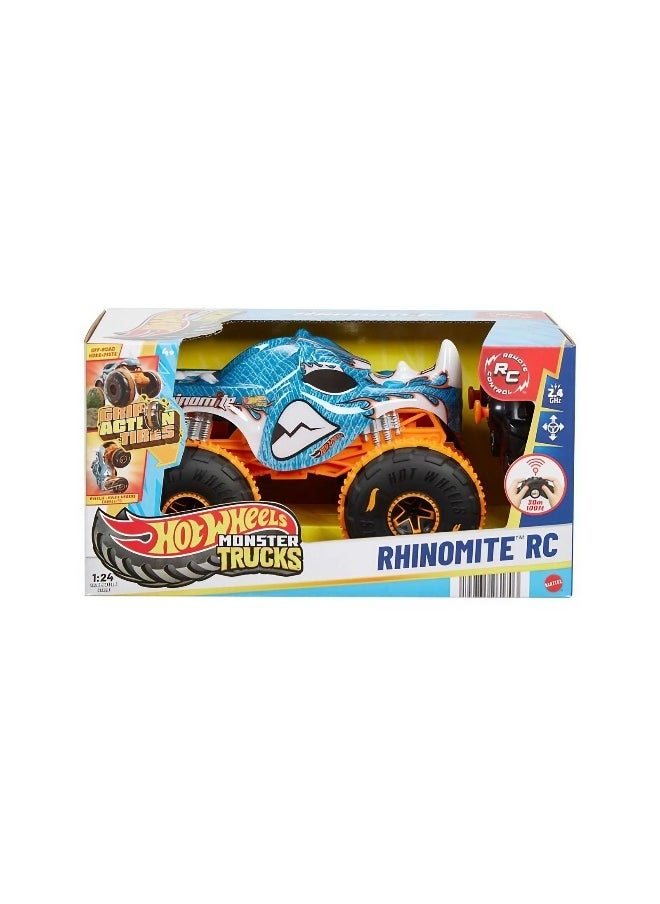 Hot Wheels Monster Trucks Remote Control Rhinomite Truck (1:24)