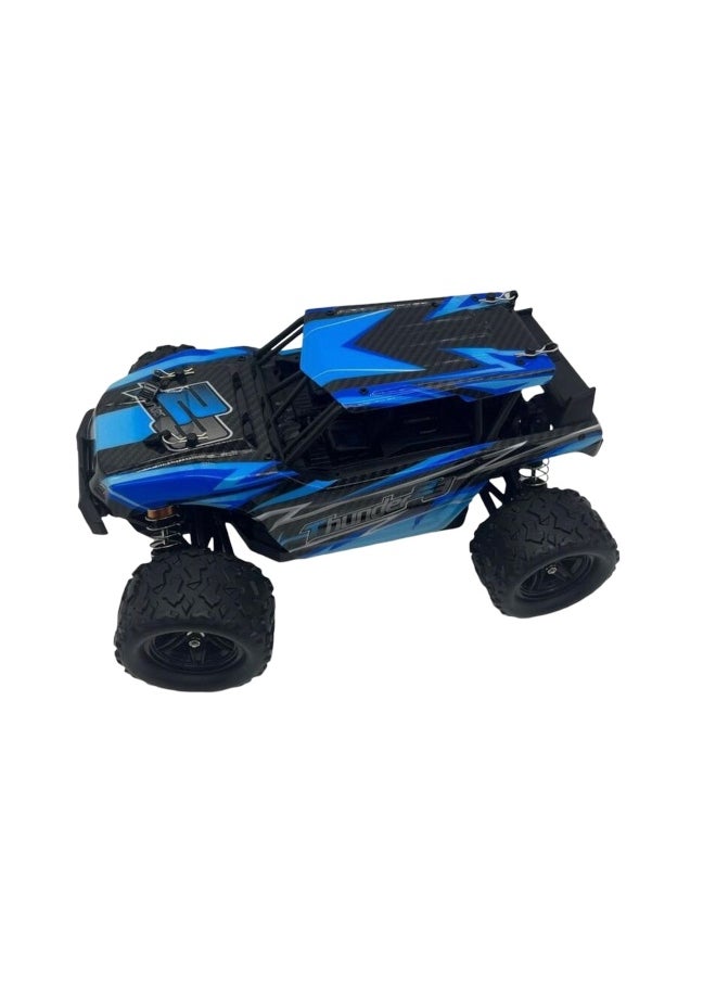 Sam Toys Black Hole Thunder Remote Control Car (1:18, Blue/Black)