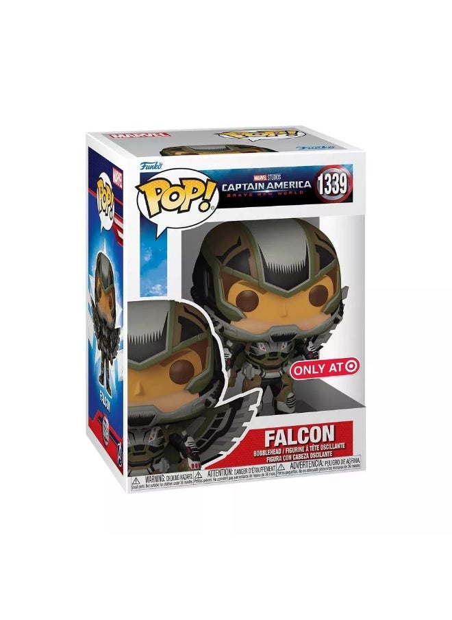 Funko POP! Marvel Captain America: Brave New World Falcon (Retro) Vinyl Bobblehead (9.65 cm)