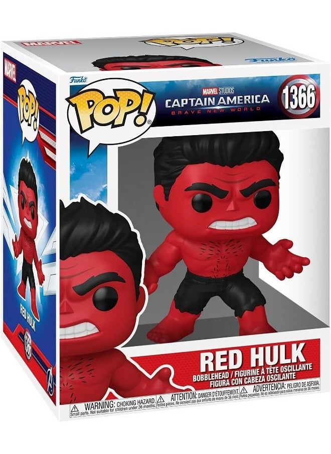 Funko POP! Marvel Captain America: Brave New World Red Hulk Vinyl Bobblehead (15.62 cm)