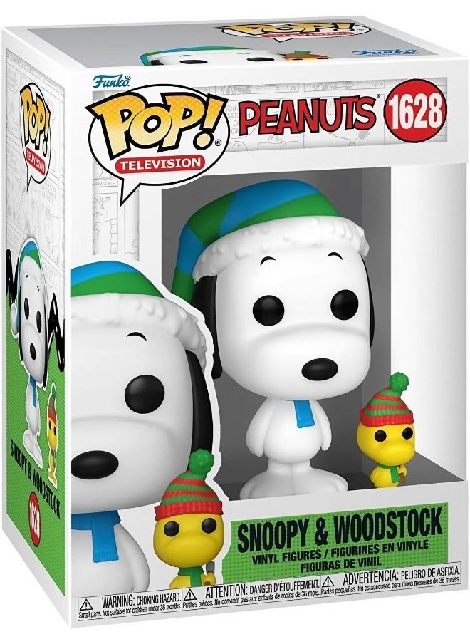 Funko POP! Television Peanuts Snoopy & Woodstock Vinyl Figures (Pack of 2)