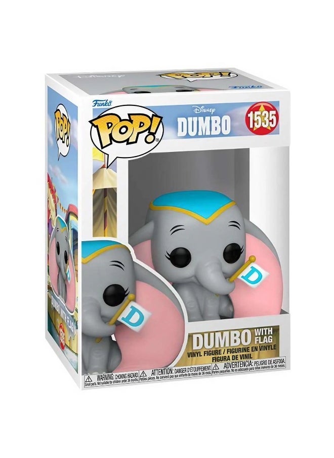 Funko POP! Disney Dumbo Dumbo with Flag Vinyl Figure (7.24 cm)