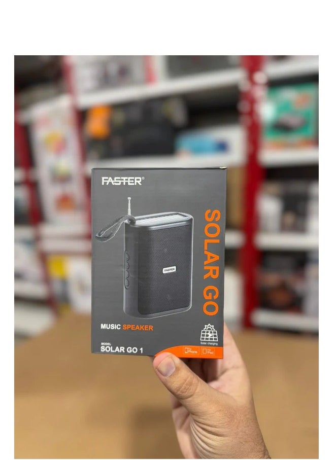 Faster Solar Go 1 Portable Wireless Speaker