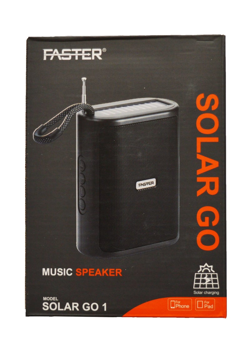 Faster Solar Go 1 Portable Wireless Speaker
