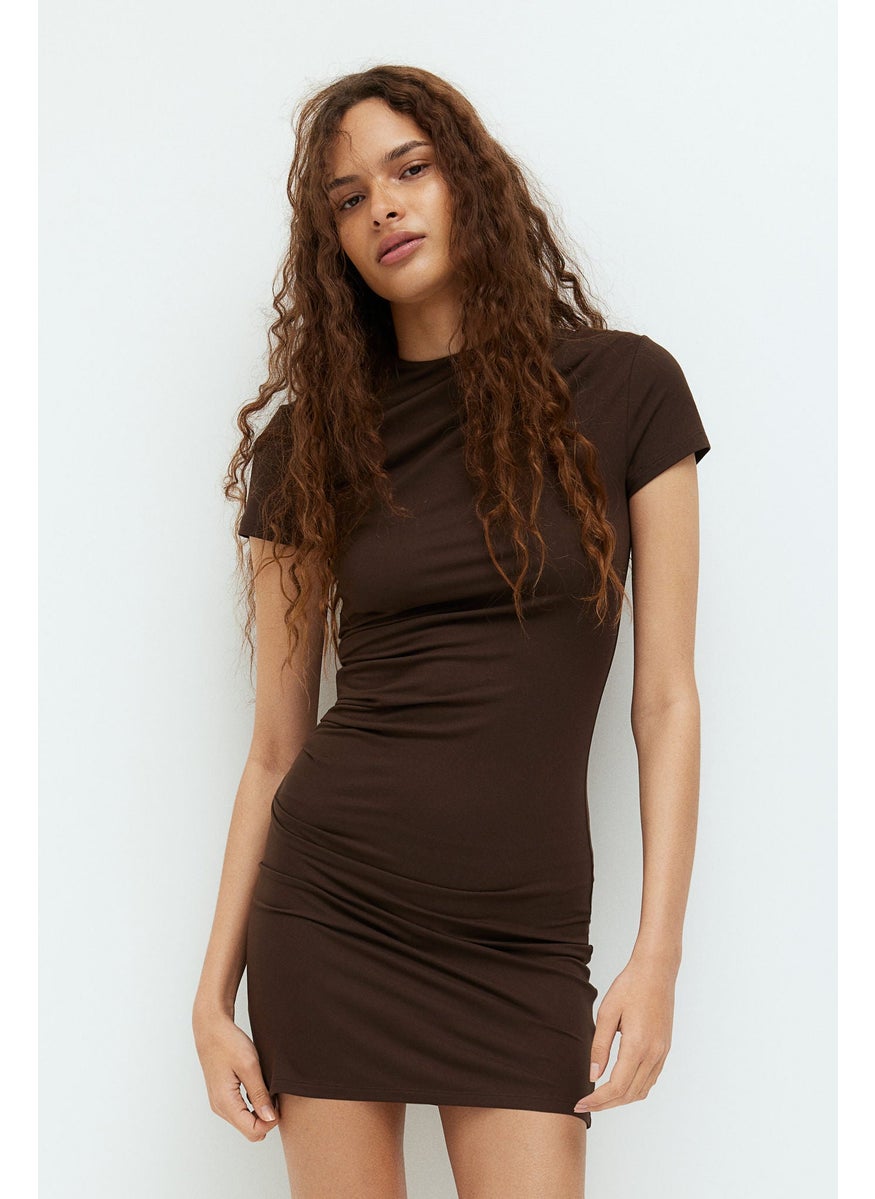 Draped Bodycon Dress