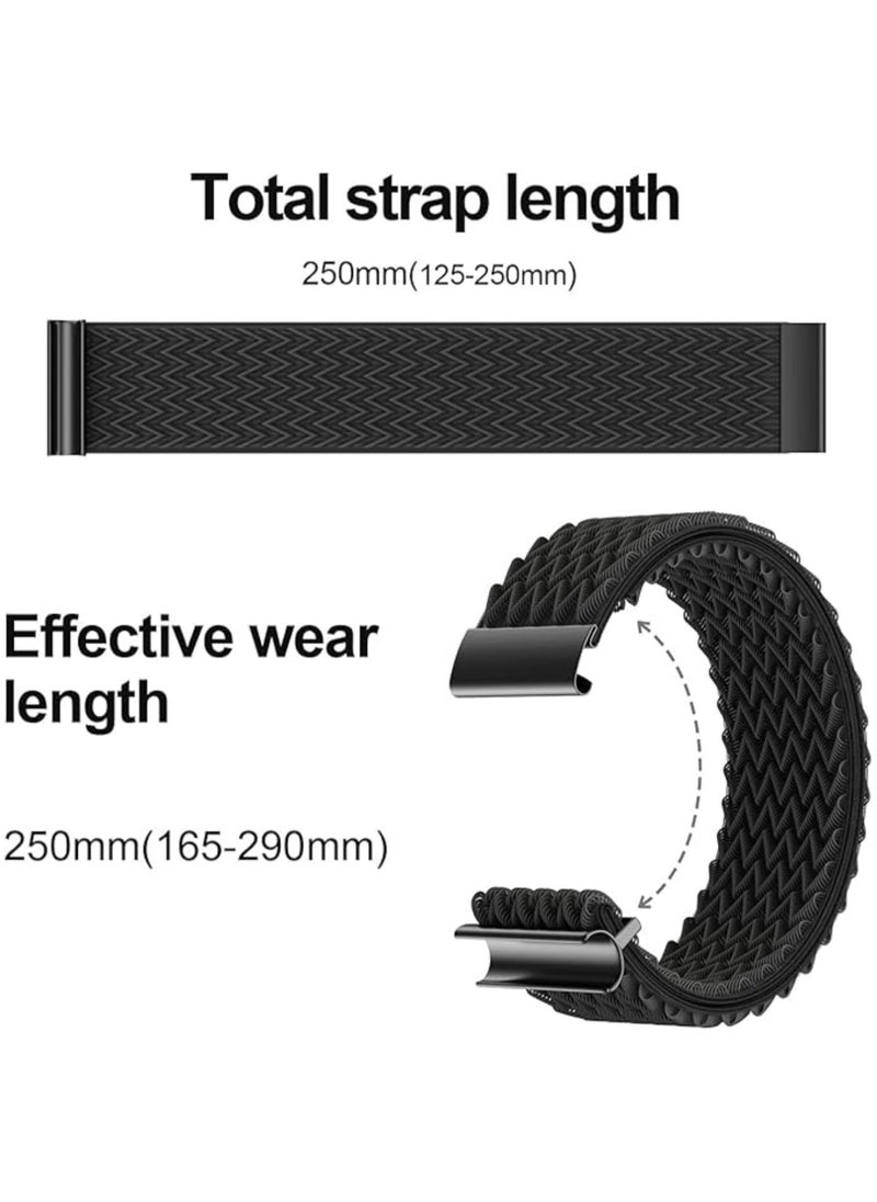 Elastic Fiber Nylon Replacement Band Compatible with Whoop 4.0 Wearable Health, Fitness & Activity Tracker Stylish, Comfortable & Breathable and Adjustable Wristband Replacement Strap Easy to Use and Perfect for Every Occasion