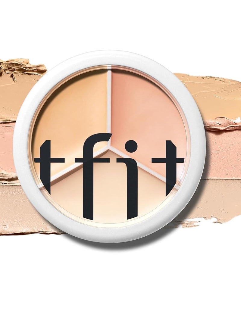 TFIT Cover Up Pro Concealer Palette - 3-in-1 ( 03 Cool | 0.52 Oz)