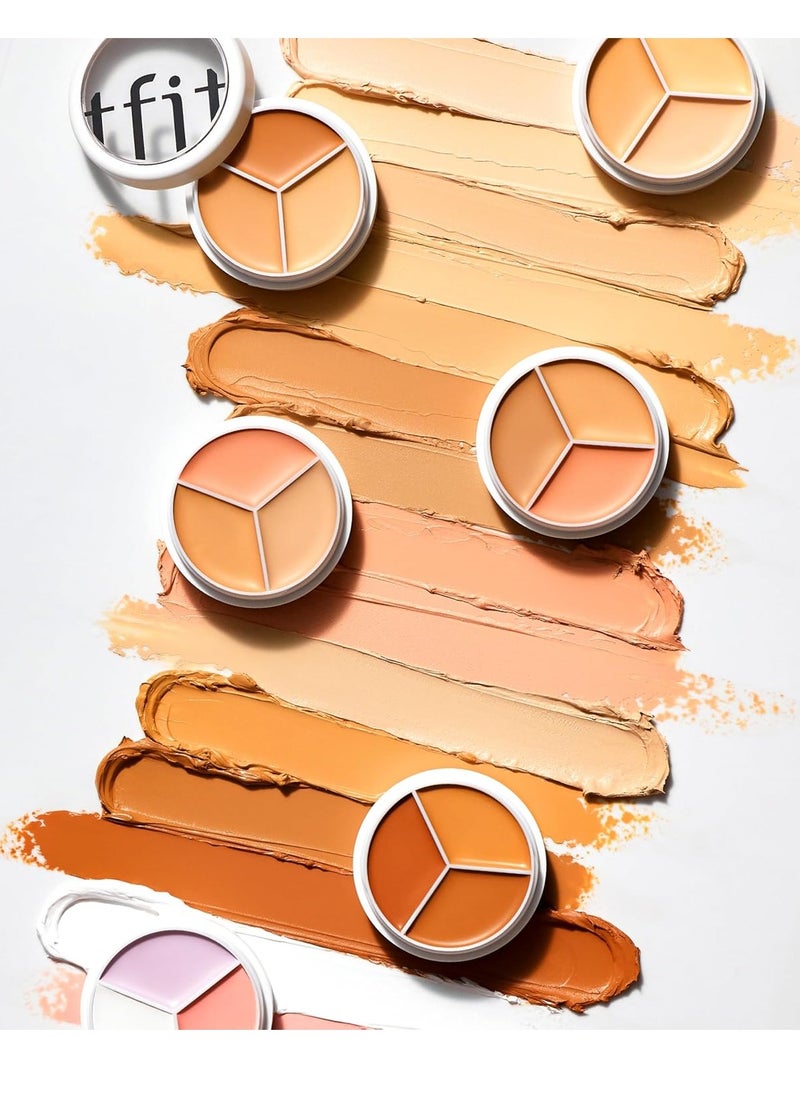 TFIT Cover Up Pro Concealer Palette - 3-in-1 ( 02 Warm | 0.52 Oz)