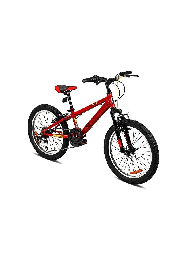 Spartan Cypher MTB Girls' Bike (20 in, Lava Red)