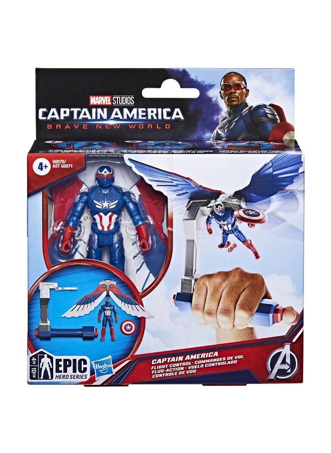 Marvel Epic Hero Series Captain America: Brave New World Captain America Flight Control Playset