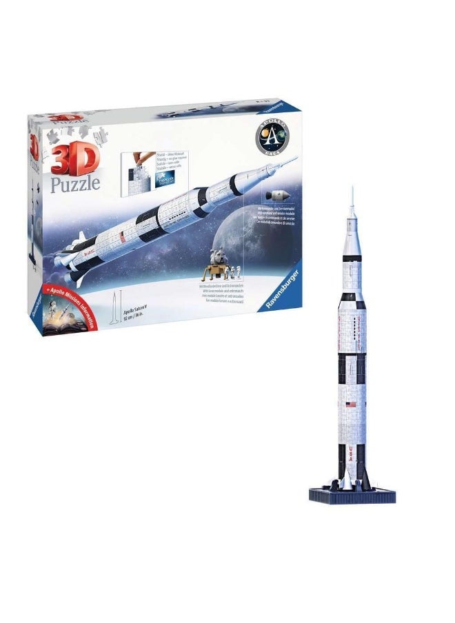 Ravensburger NASA Apollo Saturn V Rocket 3D Jigsaw Puzzle (440 Pieces)