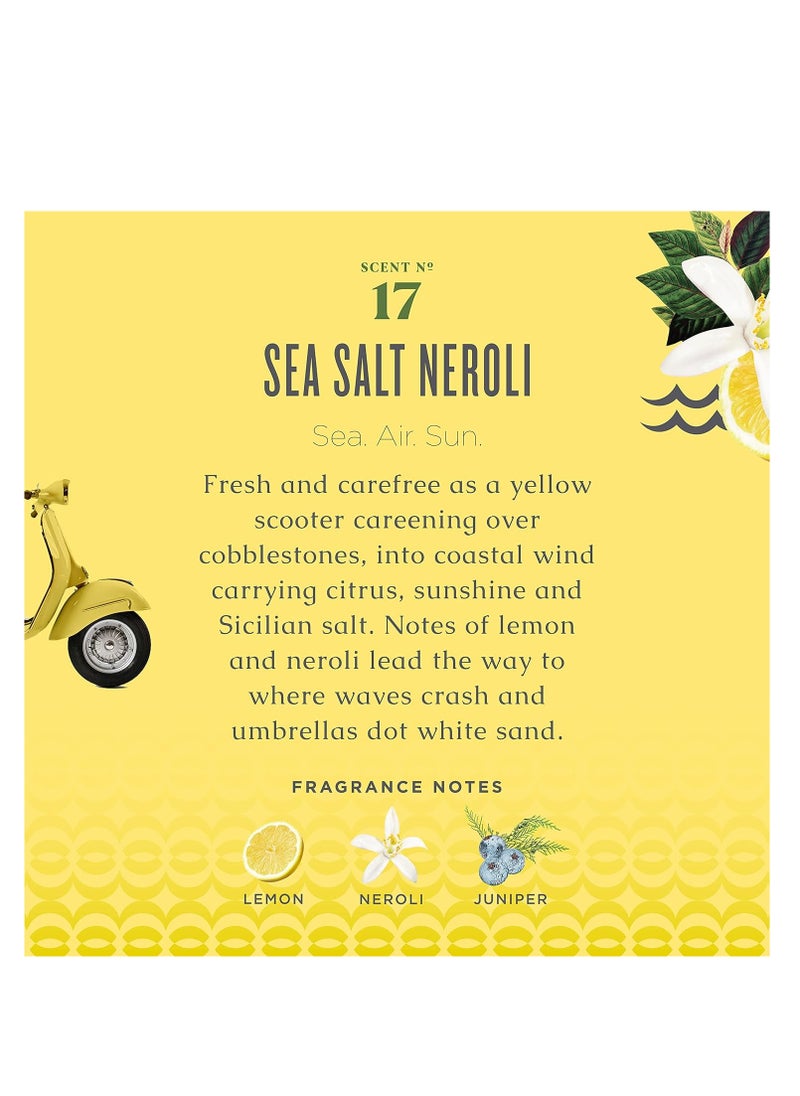 Caldrea Hand Soap Refill, Aloe Vera Gel, Olive Oil and Essential Oils to Cleanse and Condition, Sea Salt Neroli Scent, 32 oz