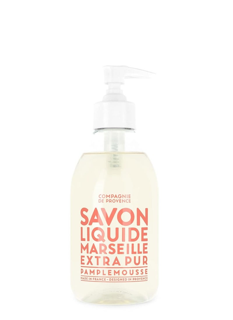 Compagnie de Provence Savon de Marseille Extra Pure Liquid Soap - Pink Grapefruit - 10 Fl Oz Plastic Pump Bottle