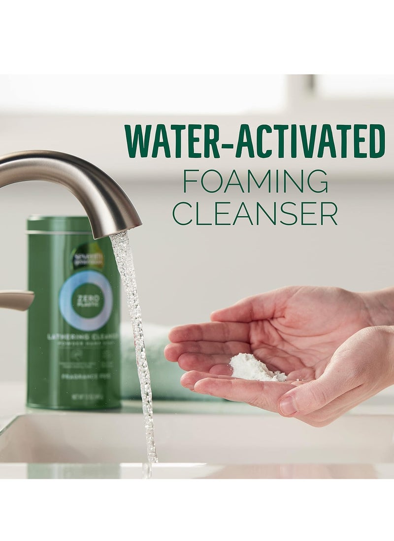 Seventh Generation Zero Plastic Powder Hand Soap, Fragrance Free, 12 oz