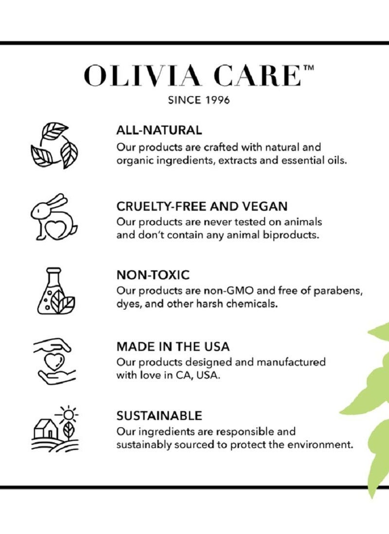 Olivia Care Liquid Hand Soap Magnolia & Essential Oils. All Natural - Cleanse, Germ-Fighting, Moisturize Hand Wash for Kitchen & Bathroom - Gentle, Mild & Natural Scented - 18.5 OZ